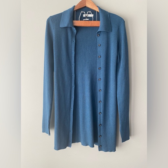 OAK + FORT long button up cardigan excellent condition Medium - Picture 4 of 7